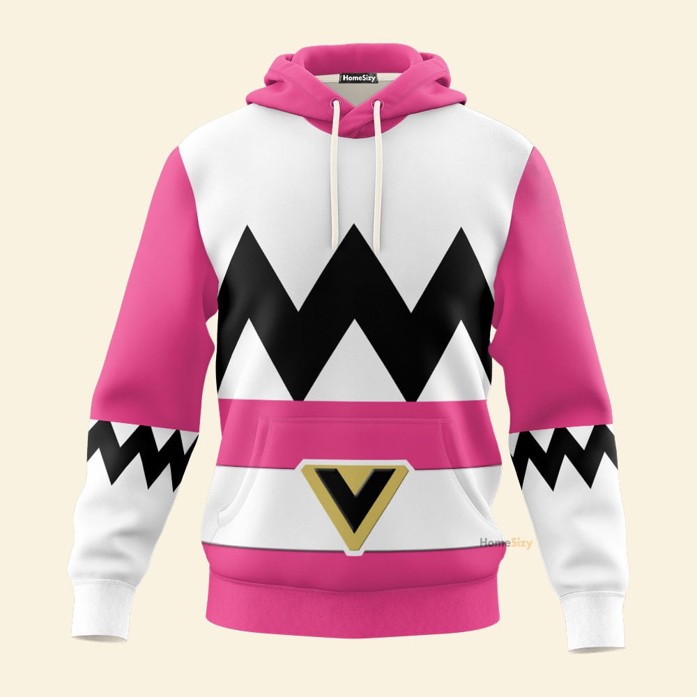 Pink Power Rangers Lost Galaxy Cosplay Costume - Hoodie