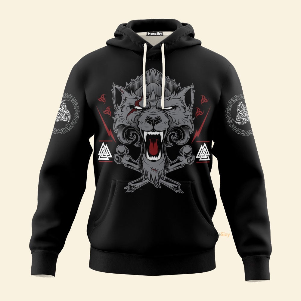 Wolf Of Odin Viking - Hoodie