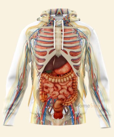 Transparent Human Body Organs - Hoodie Qt207244