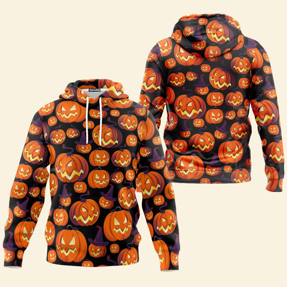 Pumpkin Halloween Cosplay Costume - Hoodie Qt208366 - Image 2