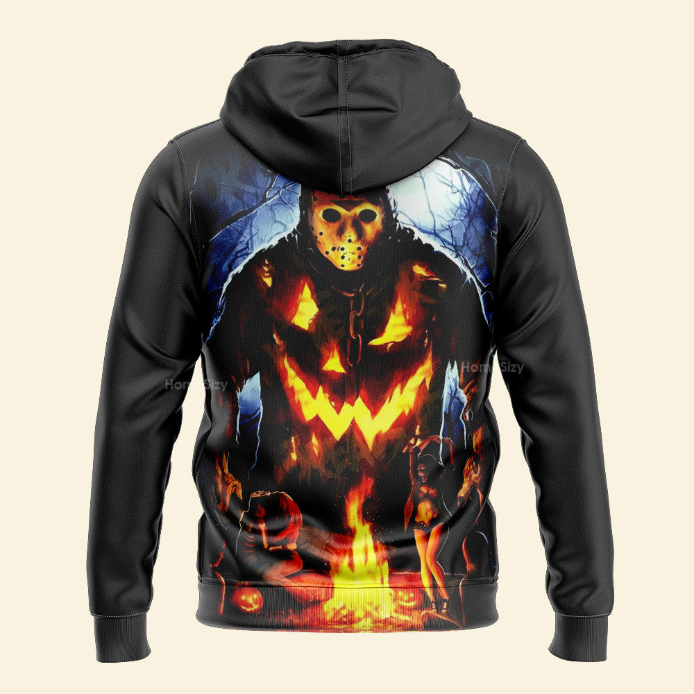 Jason Voorhees Friday The 13Th T-Shirts - Zip Hoodies Qt301191Hf - Image 2