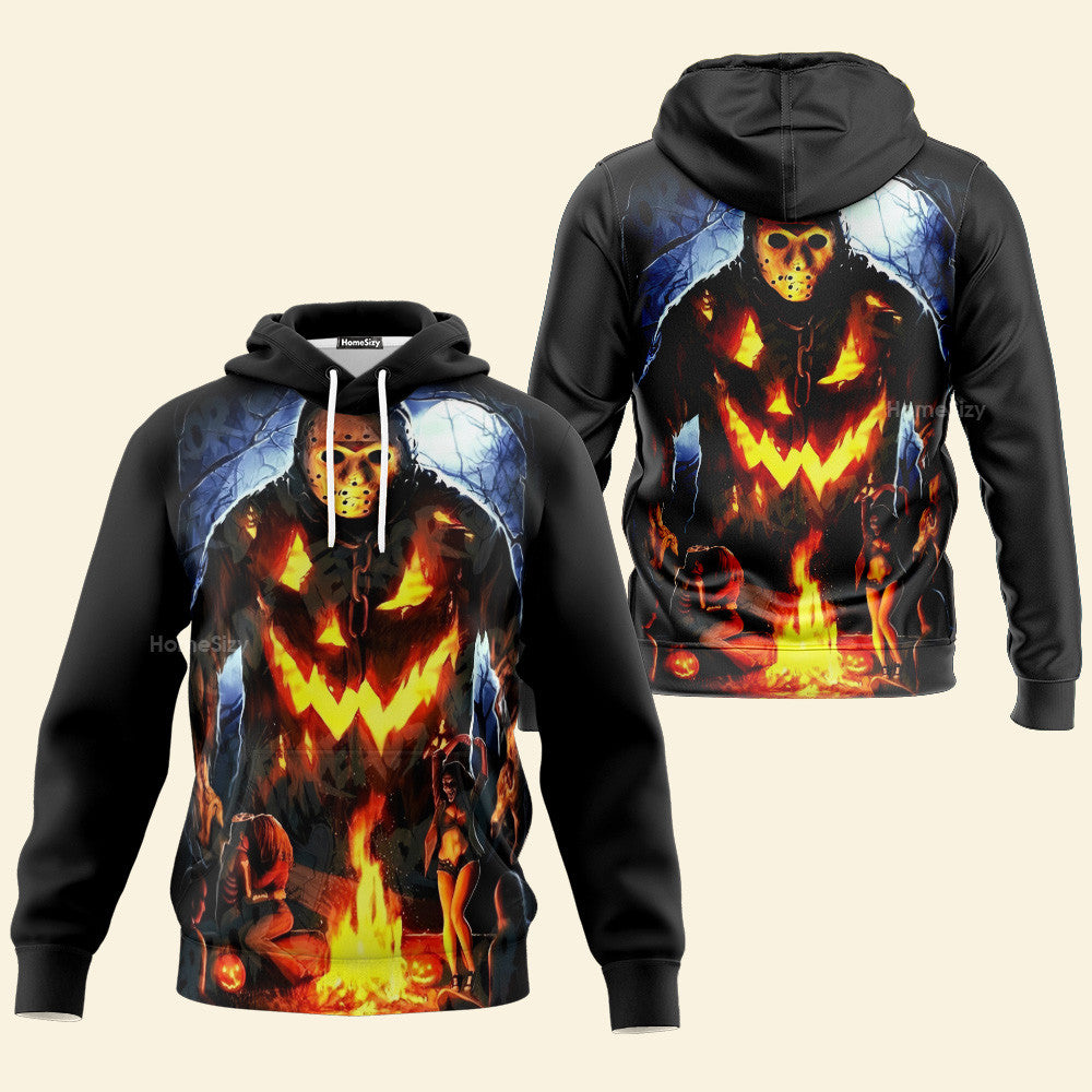 Jason Voorhees Friday The 13Th T-Shirts - Zip Hoodies Qt301191Hf - Image 3