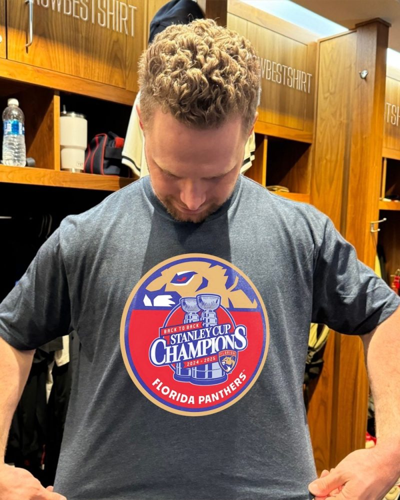2024-2025 Back-To-Back Stanley Cup Champions Florida Panthers Hockey Shirt