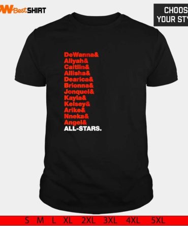 2024 All Stars Wnbpa Dewanna Aliyah Caitlin Allisha Dearica Shirt