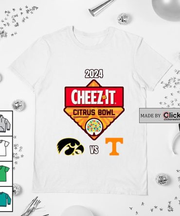 2024 Cheez It Citrus Bowl Iowa Hawkeyes Vs Tennessee Volunteers Logo Shirt