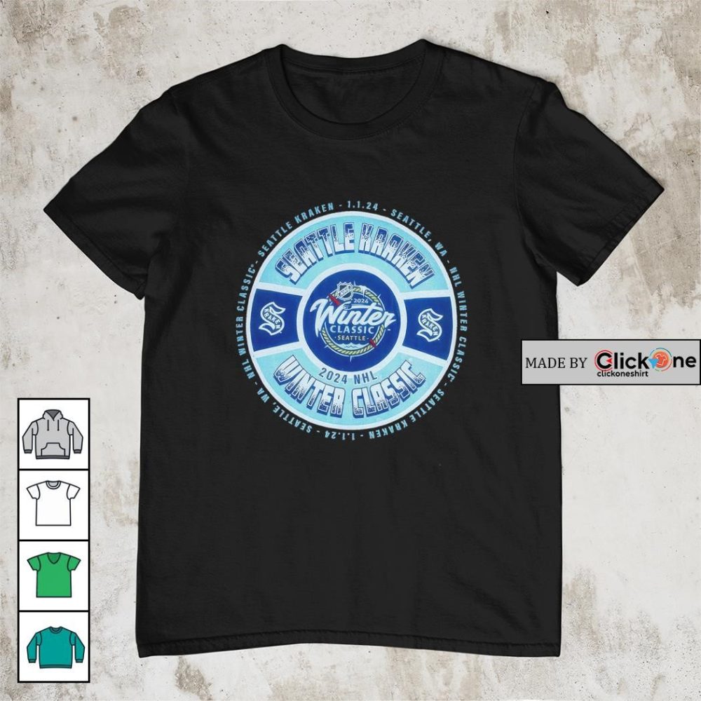 2024 Nhl Seattle Kraken Winter Classic 1.1.2024 Shirt