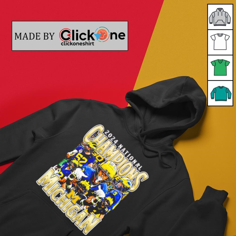 2024 National Champions Michigan Wolverines Shirt - Image 2