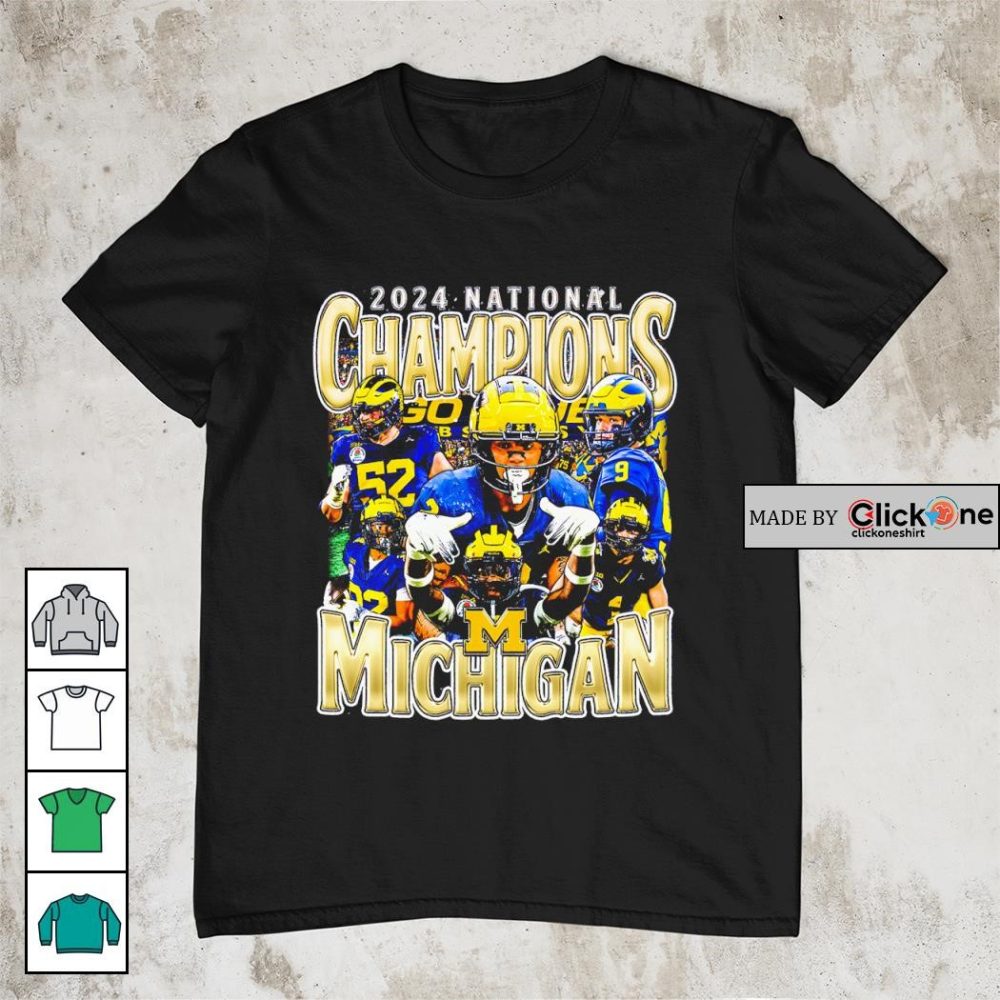2024 National Champions Michigan Wolverines Shirt
