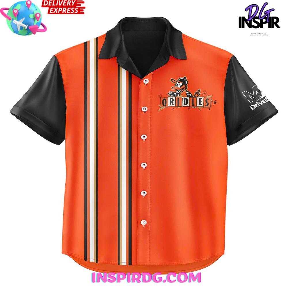 2025 Baltimore Orioles Bowling Hawaiian Shirt - Image 2