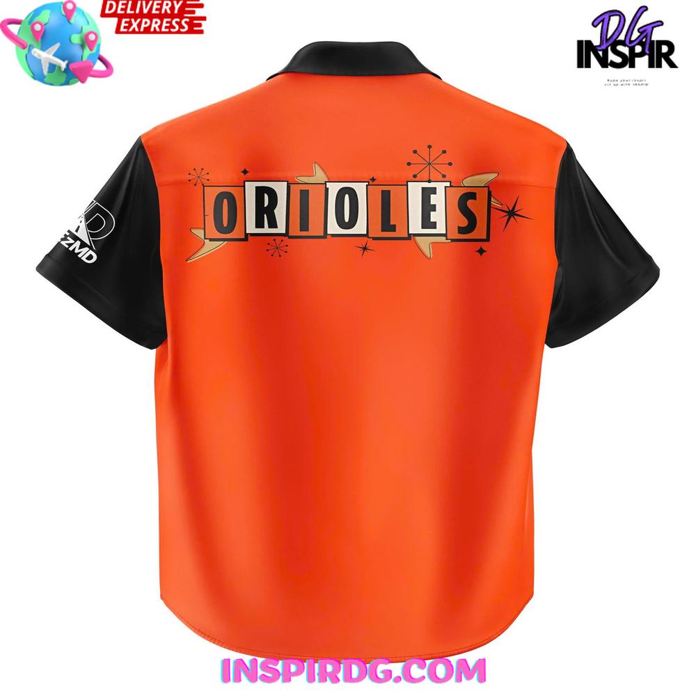 2025 Baltimore Orioles Bowling Hawaiian Shirt - Image 3