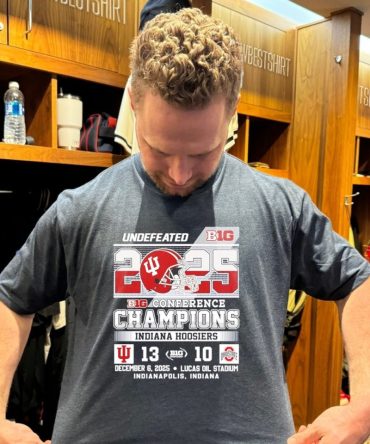 2025 Big Ten Champions Indiana Hoosiers Beat Ohio 13-10 Score Undefeated Shirt