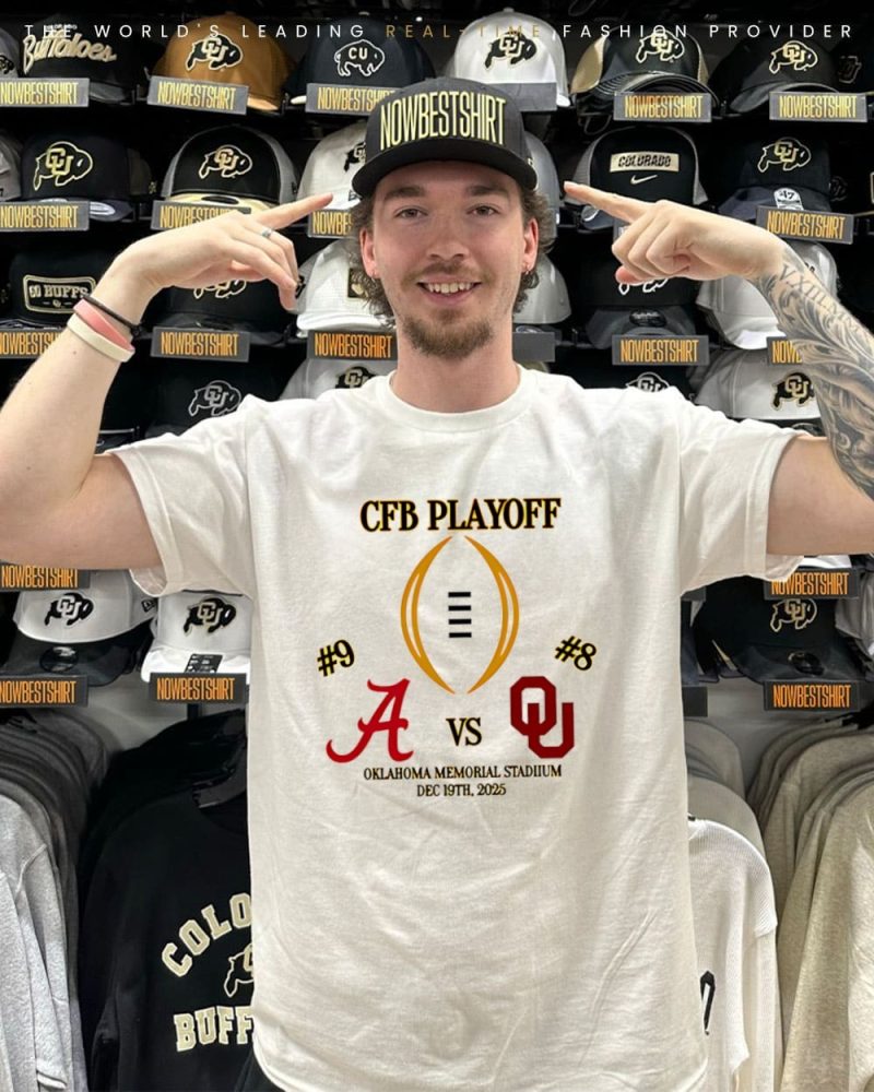 2025 Cfp First-Rd Game 1 Alabama Vs Oklahoma Shirt