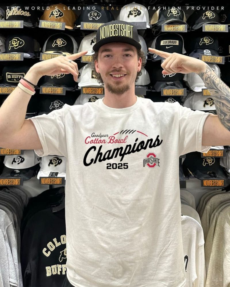 2025 Goodyear Cotton Bowl Ohio State Champions Shirt