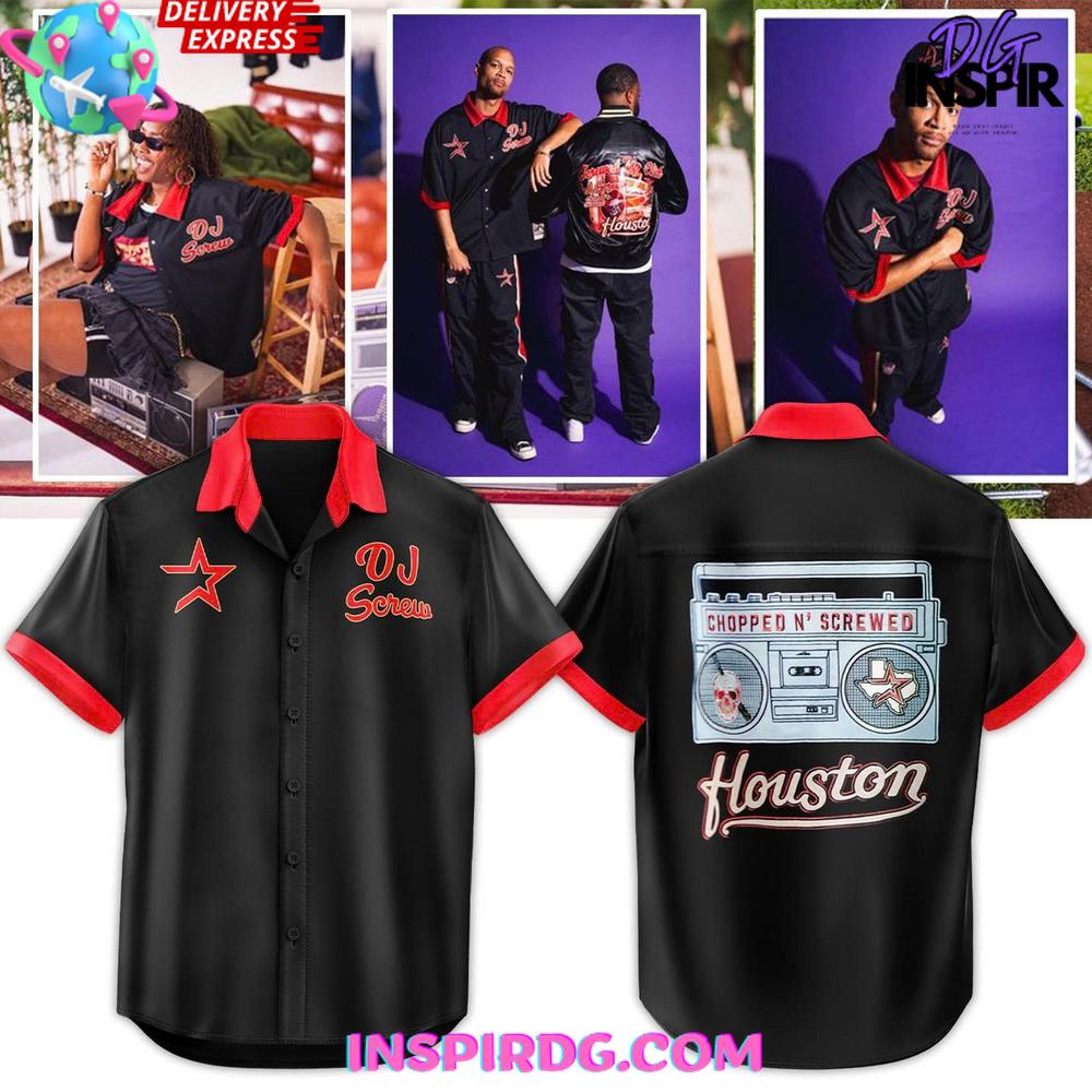 2025 Houston Astros Collab Dj Crew Limited Edition Hawaiian Shirt