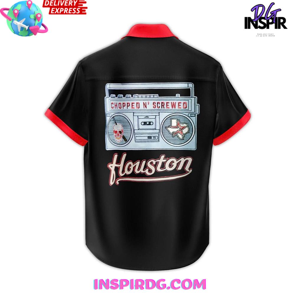 2025 Houston Astros Collab Dj Crew Limited Edition Hawaiian Shirt - Image 3