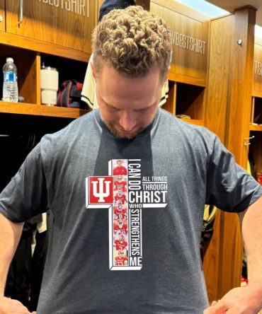 2025 Indiana Hoosiers I Can Do All Things Through Christ Who Strengthens Me Shirt