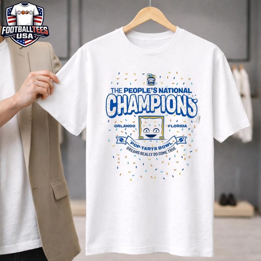 2025 Pop Tarts Sprinkle Champs Pop Tarts Bowl The People'S National Championship Dreams Really Do Come True Unisex Shirt