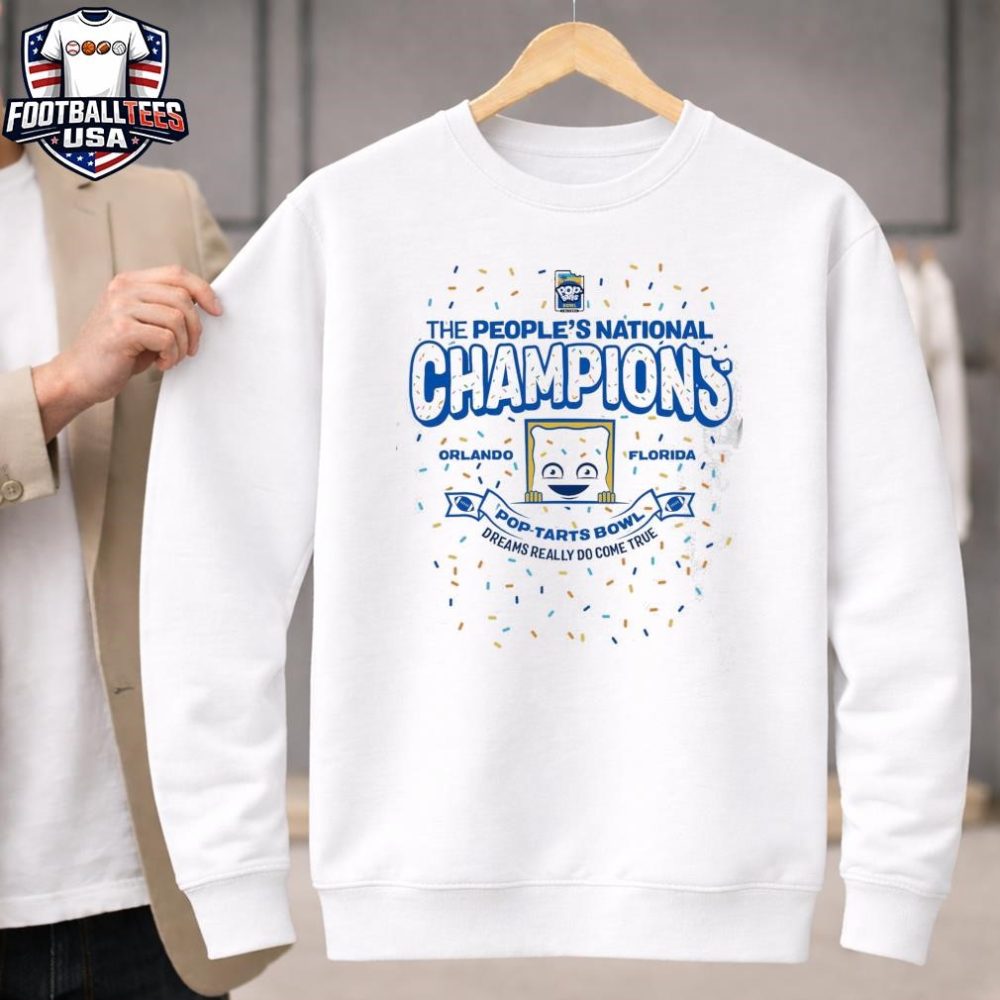 2025 Pop Tarts Sprinkle Champs Pop Tarts Bowl The People'S National Championship Dreams Really Do Come True Unisex Shirt - Image 4