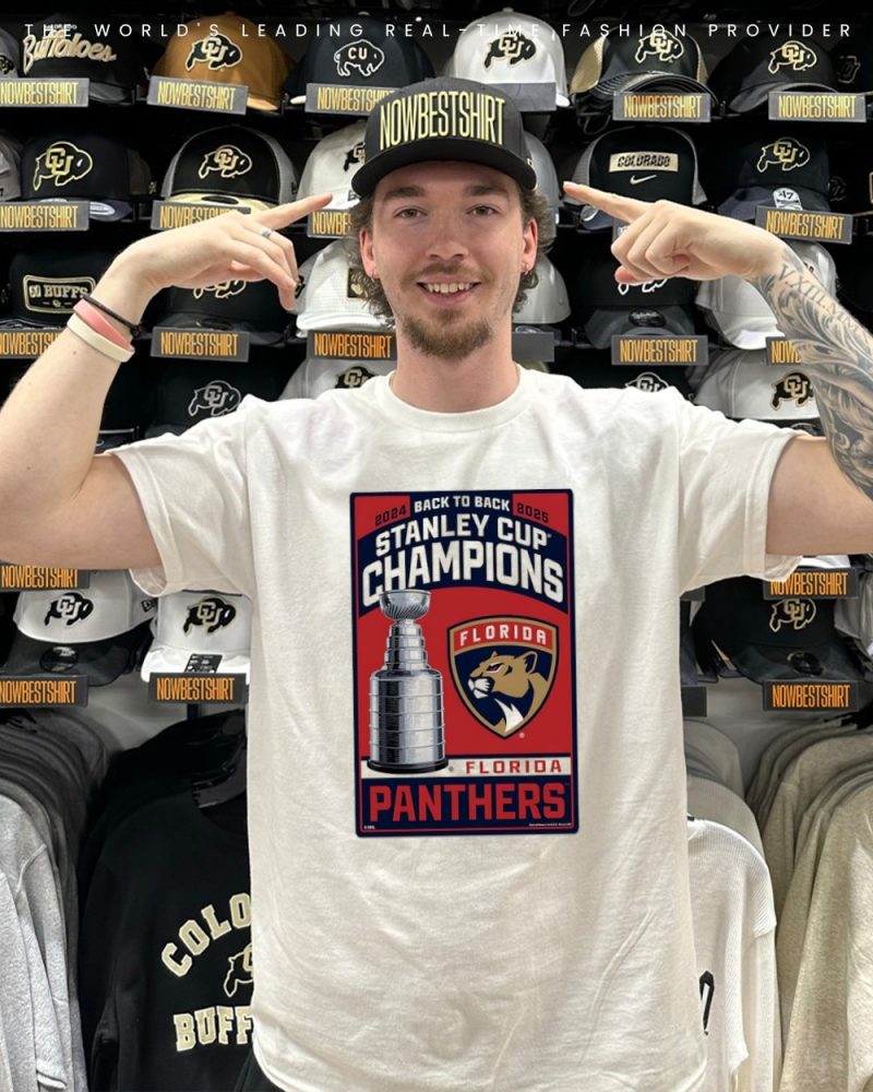 2025 Stanley Cup Champions Back To Back Florida Panthers Shirt