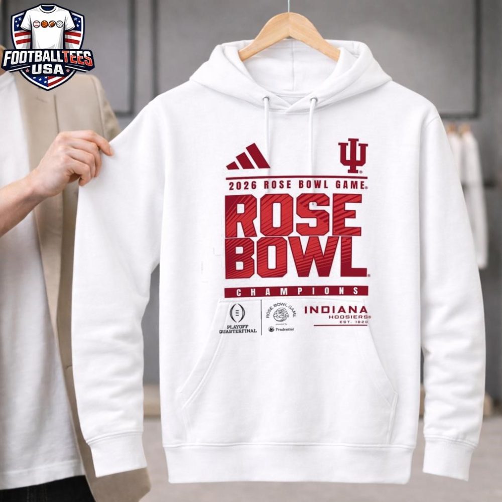 2026 Rose Bowl Game Champions Indiana Hoosiers Playoff Quarterfinal Unisex Shirt - Image 2