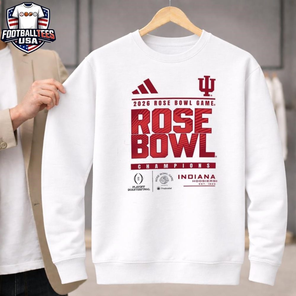 2026 Rose Bowl Game Champions Indiana Hoosiers Playoff Quarterfinal Unisex Shirt - Image 4
