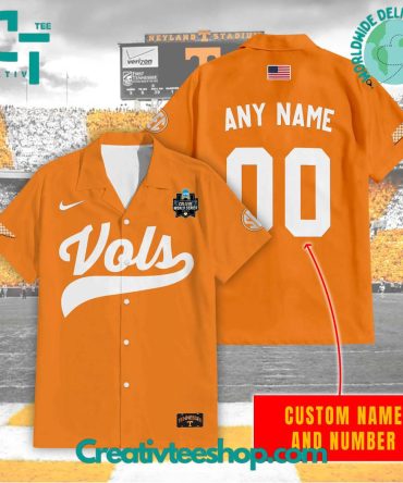 Tennessee Volunteers 2024 College World Series Ohama Champions Button Shirt