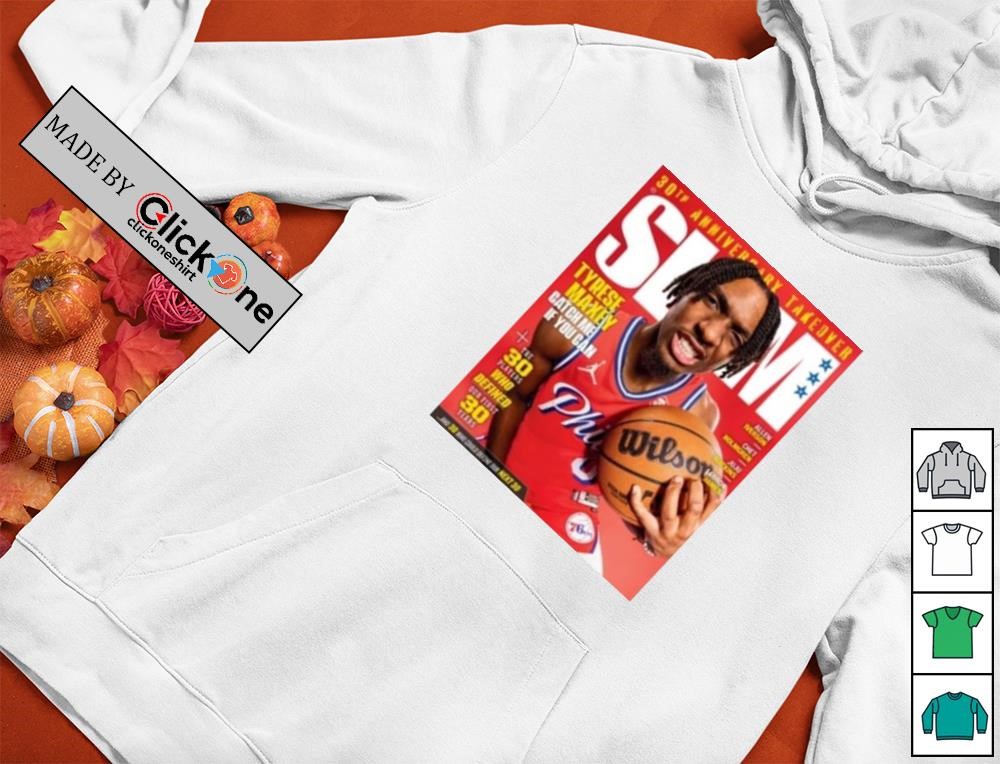 30Th Anniversary Take Over Slam 248 Tyrese Maxey Catch Me If You Can Shirt - Image 2