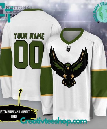 Nll Rochester Knighthawks White Hockey Jersey
