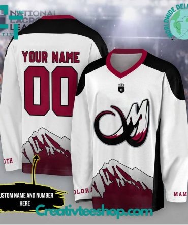 Nll Colorado Mammoth White Hockey Jersey