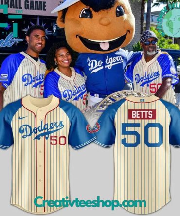 Los Angeles Dodgers Black Heritage Night Special Stripes Baseball Jersey