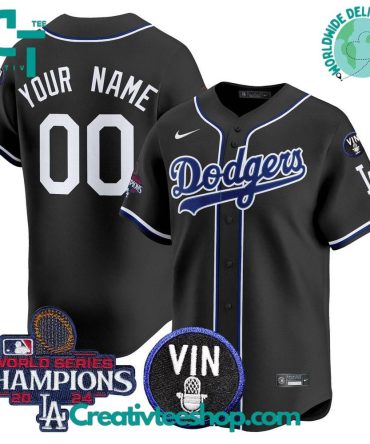 Los Angeles Dodgers 2025 Lights Out Personalized Baseball Jersey