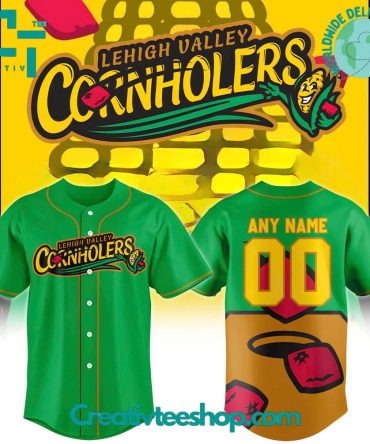 Lehigh Valley Ironpigs Cornholers Custom Baseball Jersey