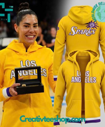 Los Angeles Sparks Special New 2025 Yellow Hoodie