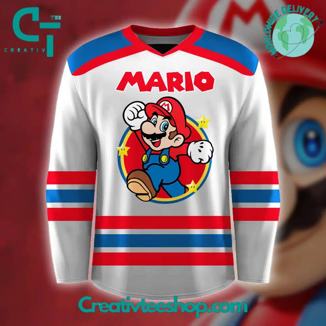 Super Mario Hockey Jersey