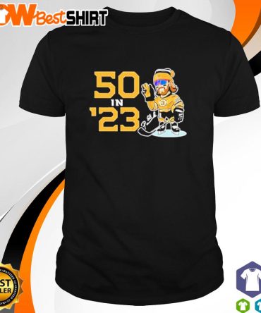 50 In 23 Boston Bruins Hockey Shirt