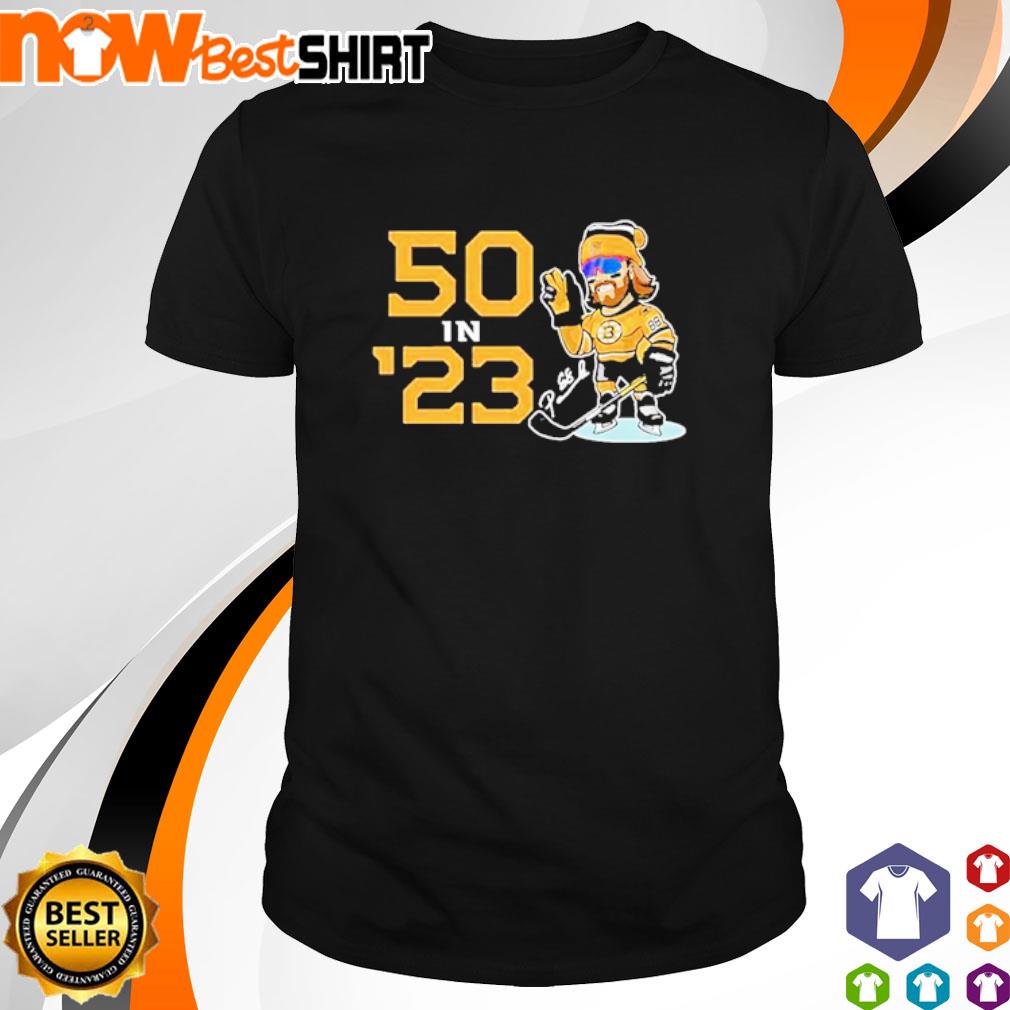 50 In 23 Boston Bruins Hockey Shirt
