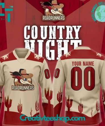 Tucson Roadrunners Country Night 2025 Special Hockey Jersey