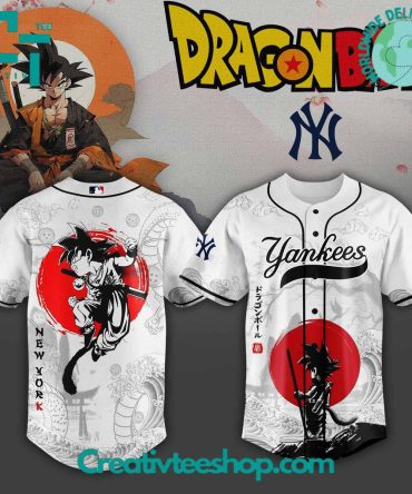 New York Yankees X Dragon Ball 2025 Japan Edition Baseball Jersey
