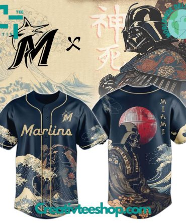 Miami Marlins X Lord Vader Japan Edition 2025 Baseball Jersey