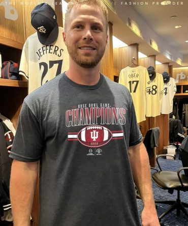 2026 Cfp Rose Bowl Game Champions Indiana Hoosiers Football 2 Sided Shirt