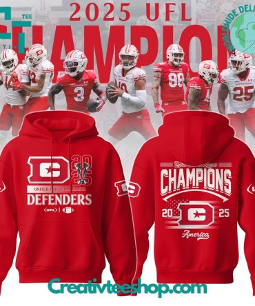 Dc Defenders 2025 United Football League Special Hoodie