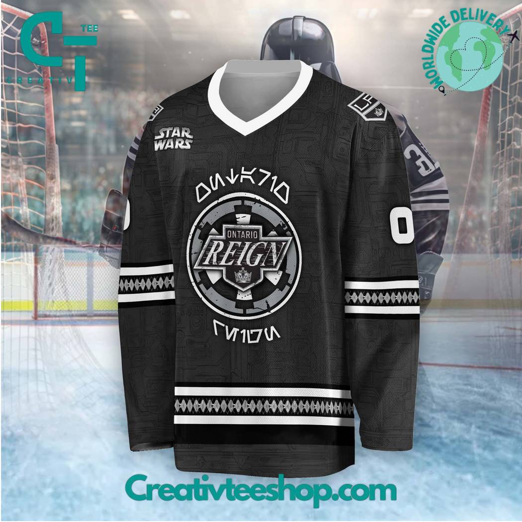 Ahl Ontario Reign X Star Wars 2024 Hockey Jersey - Image 2
