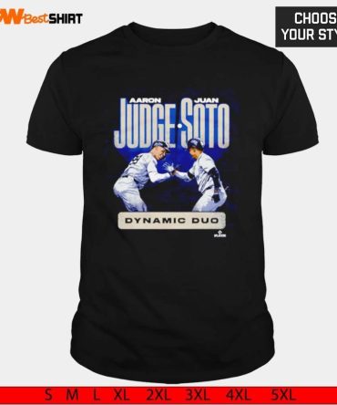 Aaron Judge And Juan Soto Dynamic Duo New York Baseball Shirt