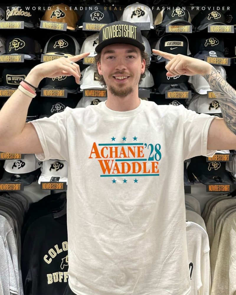 Achane And Waddle '28 Miami Football Shirt