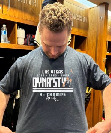 A'Ja Wilson Las Vegas Dyna'Sty '22 '23 '25 3X Champ Signature Shirt