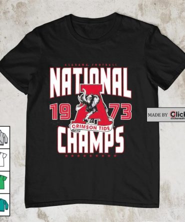 Alabama Crimson Tide 1973 National Champions Elephant Shirt