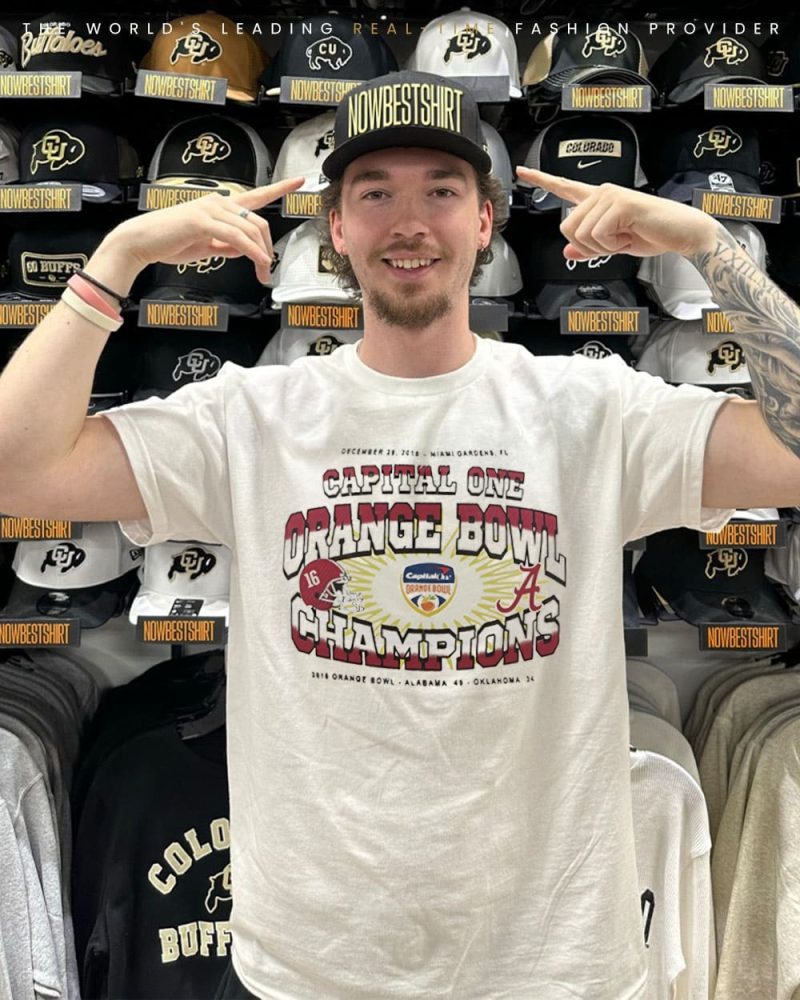 Alabama Crimson Tide 2018 Capital One Orange Bowl Champions Shirt