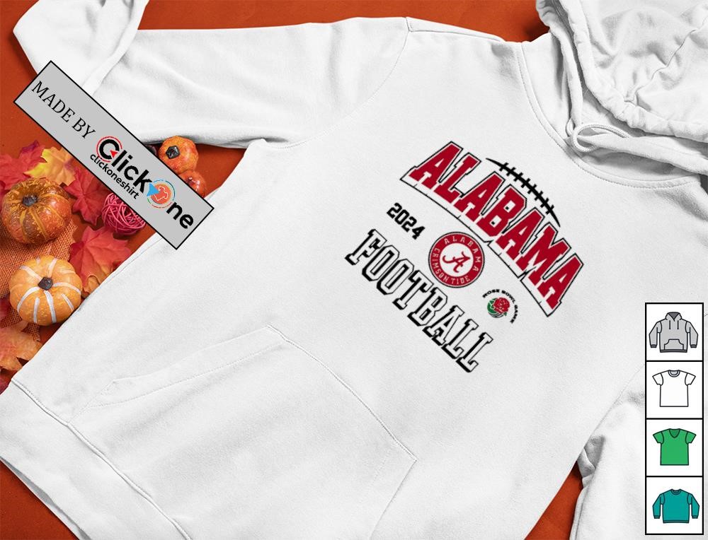 Alabama Crimson Tide 2024 Football Rose Bowl Game Shirt - Image 2