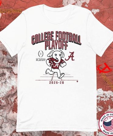 Alabama Crimson Tide 2025-2026 College Football Playoff Mascot T-Shirts
