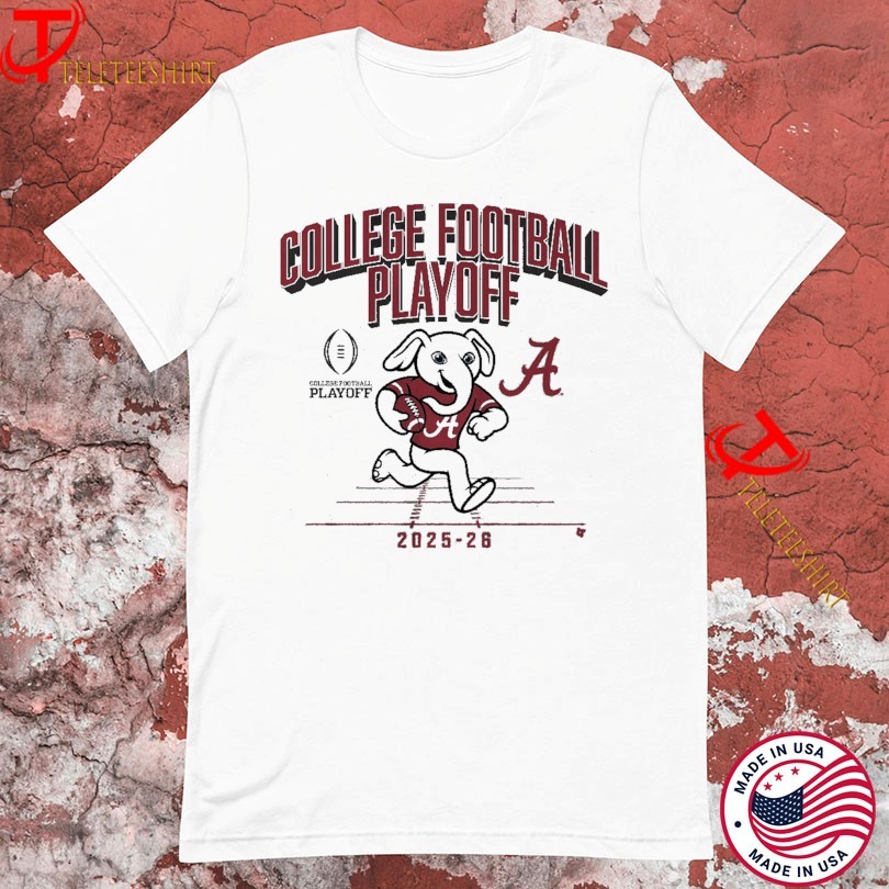Alabama Crimson Tide 2025-2026 College Football Playoff Mascot T-Shirts